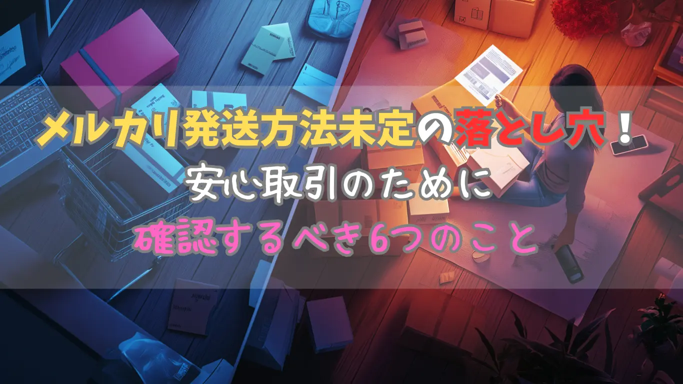 メルカリ発送方法未定の落とし穴！安心取引のために確認するべき6つのこと - ノアコミュニティ